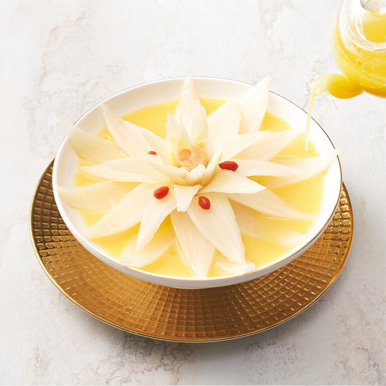 Poached Australian Cabbage Double Boiled Chicken Broth