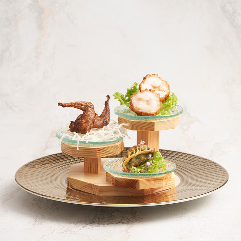 3 in 1 - Prawn Paste, Foie Gras, Pork Dumping, Quail Leg